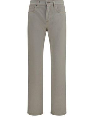 Versace Cotton Tapered Jeans Clothing - Grey