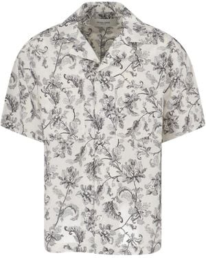 Golden Goose Crisp Button-Down Shirt With Structured Collar - White
