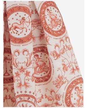Lunatica Milano Flared Skirt Polyester - Pink