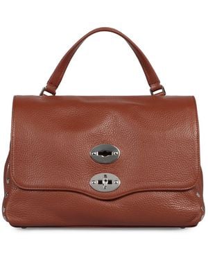 Zanellato Postina Twist-Lock Small Top Handle Bag - Brown