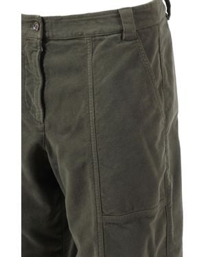 Aspesi Trousers Cotton Elastane - Green
