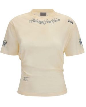 Balenciaga Beige Cotton T - Natural