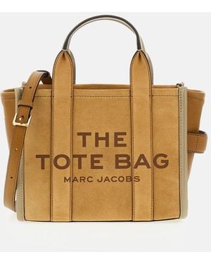 Marc Jacobs The Small Tote Suede - Metallic