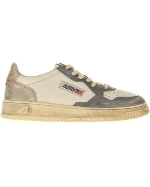 Autry Multicolour Leather Supvint Trainers