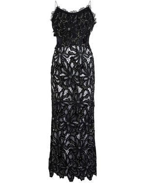 Roberto Cavalli Dress Lace Bustier - Black