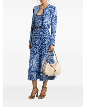 Etro Midi Dress Viscose - Blue