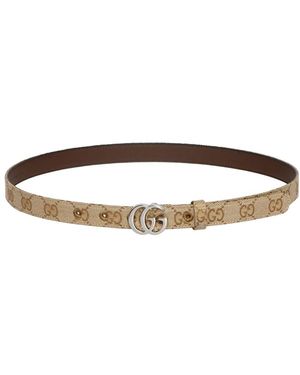 Gucci "Gg Marmont" Belt - Natural