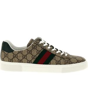 Gucci Polyethylene Low Top Sneakers - Black