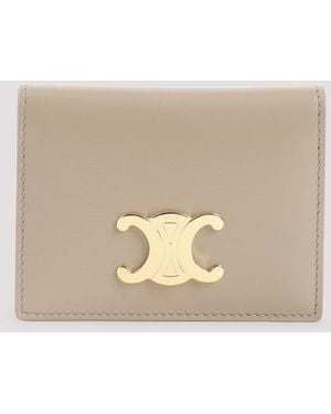 Celine Bi-Fold Credit Card Case - Natural