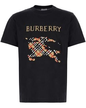 Burberry Cotton T-Shirt - Black