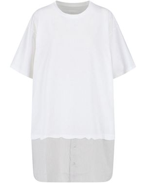 MM6 by Maison Margiela Dresses Cotton - White