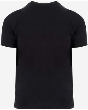 Ami Paris Cotton T-Shirt T-Shirts & Jerseys - Black