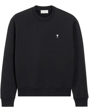 Ami Paris Ami Jumpers Main Material Cotton - Black
