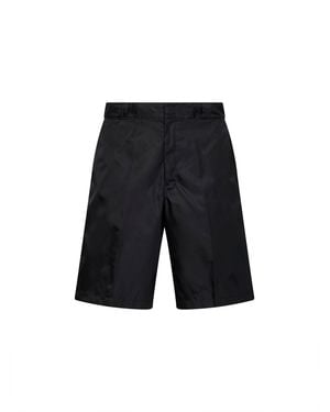 Prada Bermuda Shorts Re-Nylon Recycled Polyamide - White