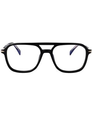 David Beckham Optical Frames Db1182 Acetate Glasses - Black