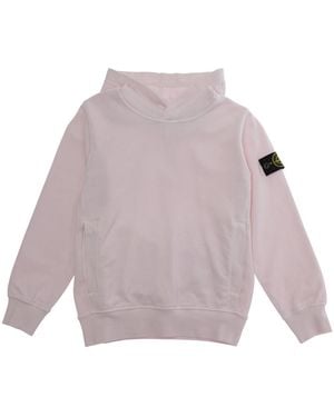 Stone Island Hooded Sweatshirt Cotton Hoods & Sweatshirts - Purple