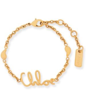 Chloé Iconic Brass Bracelet - Metallic