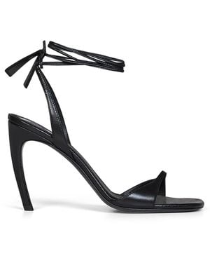 The Attico Nappa Leather "Ora" Sandals - White