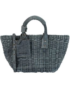 Balenciaga Bistro Basket Xs W-Strap - Blue