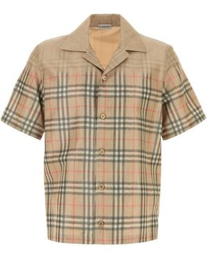 Burberry Printed Viscose Blend Shirt - Multicolour