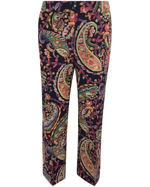 Etro Pants Fabric - Blue