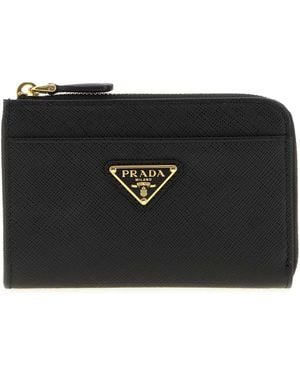 Prada Leather Wallet - Black