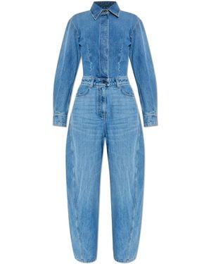 Givenchy Denim Jumpsuit - Blue
