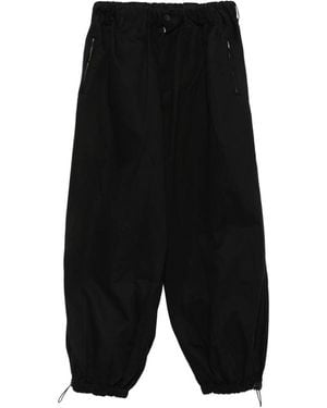 Entire studios Elasticated-Cuff Pants - Black