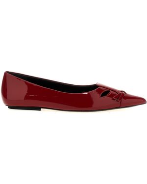 Marc Jacobs The Kat Ballet Flats - Red