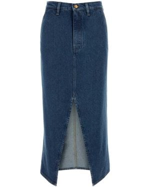 Jil Sander Denim Skirt - Blue