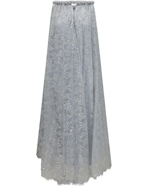 Zimmermann Carousel Metallic Twist Dress - Gray
