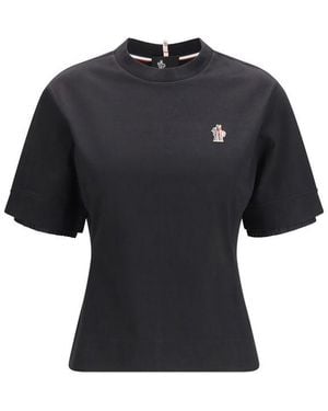 Moncler Cotton T-Shirt - Black
