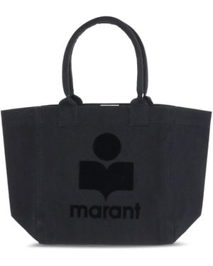 Isabel Marant Yenky Tote Bag Cotton - Black