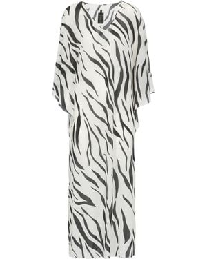Fisico-cristina Ferrari Dress With Pattern - White
