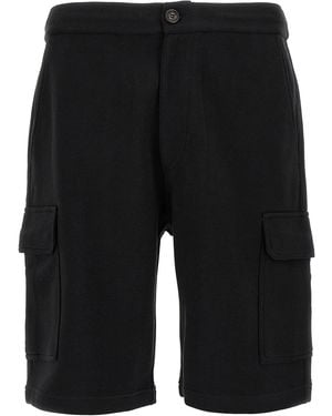 Brunello Cucinelli Cotton Bermuda Shorts - Black