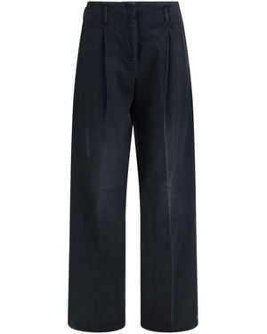 Golden Goose Cotton Casual Trousers - Blue