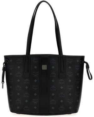 MCM Liz Small Reversible Shopping Bag - Black