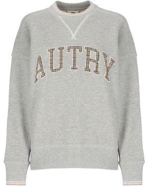 Autry Logoed Sweatshirt - Gray