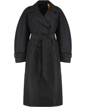 Moncler Trench Coat Zake Polyester & Raincoats - Black