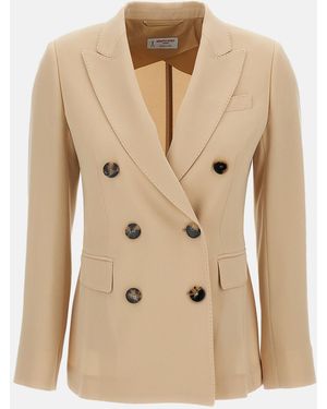 Alberto Biani Jackets Ac Pl - Natural
