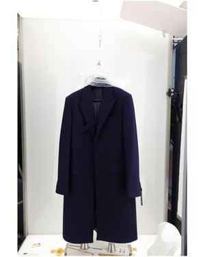 Dior Coat Fleece Wool - Blue