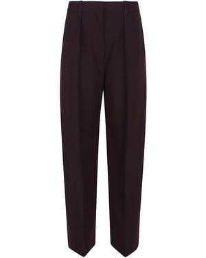 Victoria Beckham Wide Leg Trouser - Blue