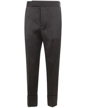 SAPIO Double Satin Trousers - Grey