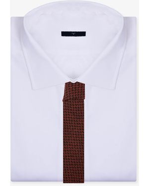 Larusmiani Wool Tie Porta Nuova Knitted - White