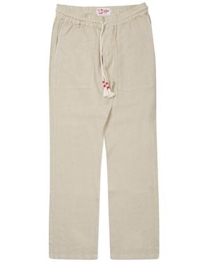 MC2 Saint Barth Pants Calais Linen - Natural