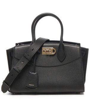 Ferragamo Studio Soft Bag - Black