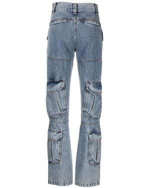 Givenchy Cargo Denim Cotton Jeans - Blue