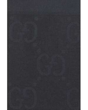 Gucci Wool And Silk Scarf - Blue