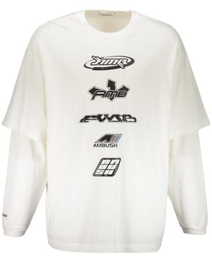 Ambush Long Sleeve Cotton T-Shirt - White