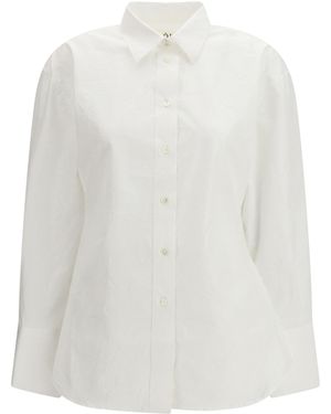 Rohe Shaped Cotton Poplin Shirt - White